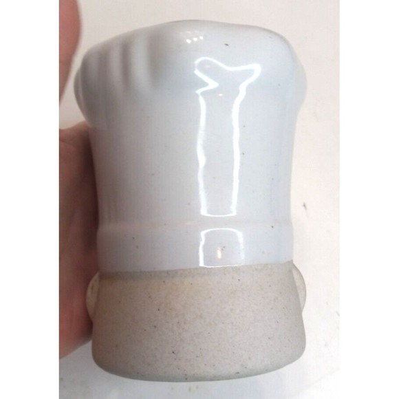 Range Top Retro Chef Stoneware Salt and Pepper Shakers Set Hand Painted Stoppers - Picture 3 of 10